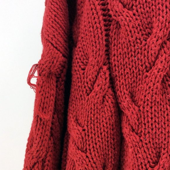 Club Monaco - Turtleneck Knit Sweater - Red - Men's Medium - Picture 8 of 9
